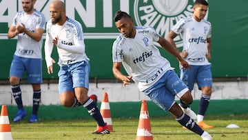 Miguel &Aacute;ngel Borja, delantero de Palmeiras