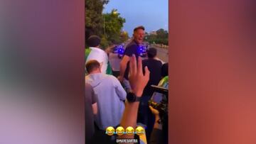La cazada de Bartra a Joaqu¨ªn: vean c¨®mo iba en el bus