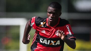 BRA04. RÍO DE JANEIRO (BRASIL), 10/05/17 .- Fotografía cedida fechada el 7 de mayo de 2017, del delantero Vinicius Jr., una revelación del fútbol brasileño por la que el Real Madrid supuestamente ofreció 45 millon