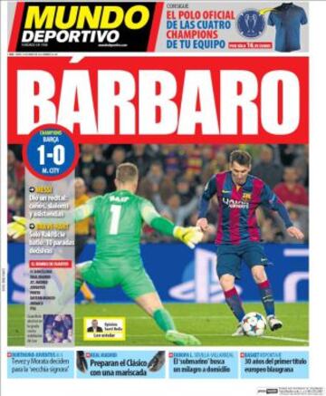 Portadas de la prensa deportiva