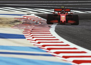 El piloto de Ferrari Charles Leclerc. 