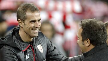 Garitano con Eusebio.