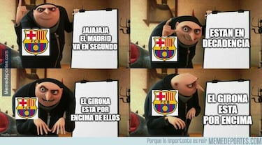 Barcelona y Real Madrid, protagonistas de los mejores memes de la jornada