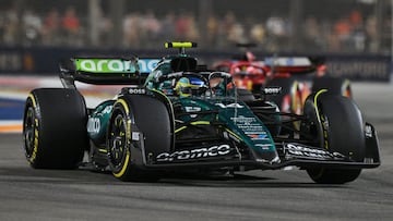 Fernando Alonso, en el GP de Singapur.