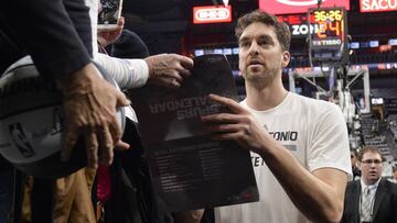Gasol: "La fecha exacta de mi regreso no está clara"