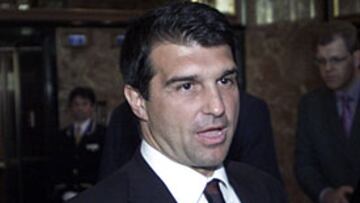 <b>INHIBIDO. </B>Laporta nunca se ha querido pronunciar y lo ha dejado todo en manos de la Justicia.