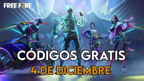 Free Fire | Códigos de hoy sábado 4 de enero de 2025: recompensas gratis