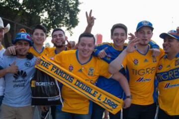 Los fans de Tigres llegaron muy confiados.