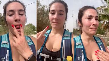 Ángela Canovas, influencer, explicando el acoso sexual mientras salía a correr.