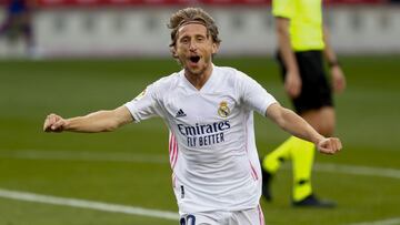 Modric, durante el último Barcelona-Real Madrid.