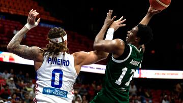 Audige, durante la Ventana con Jamaica.