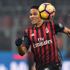 Bacca sigue 'borrado' por Montella: No va ante el Craiova
