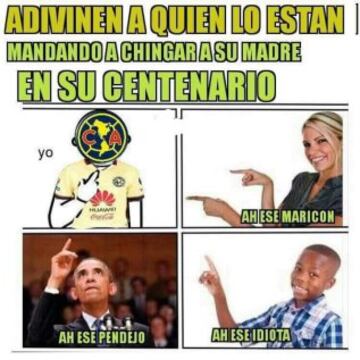 Los mejores Memes del Centenario del Club América