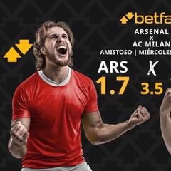 Arsenal FC vs. AC Milan: horario, dónde ver y pronósticos