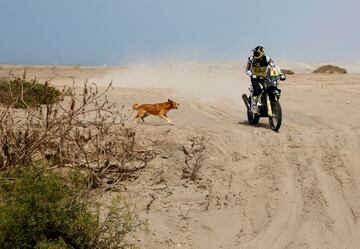 Tercera etapa entre San Juan de Marcona y Arequipa. El chileno Pablo Quintanilla.