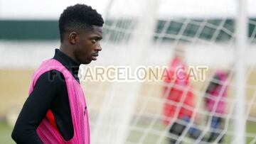 Dembélé participa en la sesión