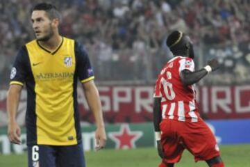 Arthur Masuaku celebra el 1-0. 