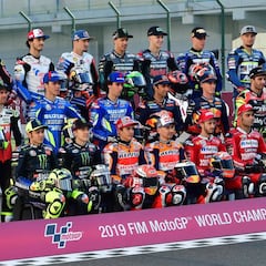 Doce campeones del mundo en la parrilla de MotoGP