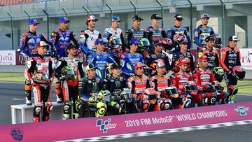 Doce campeones del mundo en la parrilla de MotoGP