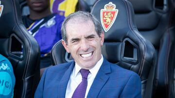 06-09-2025. Partido correspondiente a la jornada 4 de LaLiga Hypermotion entre el Real Zaragoza y el Real Valladolid en el Ibercaja Estadio. Guillermo Almada