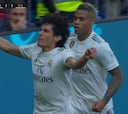 Tras todo lo que ha sufrido, Vallejo celebra su primer gol