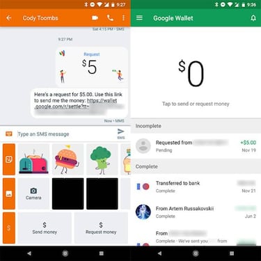 Mensajes para Android ya te deja mandar dinero a un amigo
