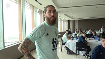 Sergio Ramos: discurso y pastel sorpresa por su 35 cumpleaños