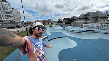 David La Rotta en un skatepark