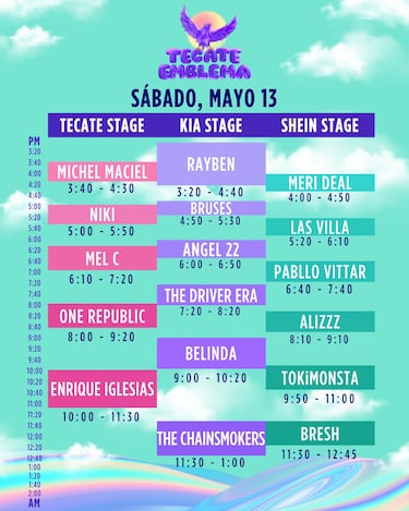 Festival Tecate Emblema 2023: programación, cartelera, horarios y fechas