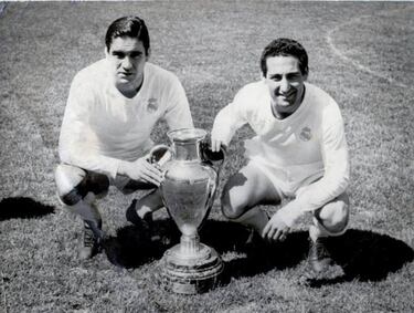 Héctor Rial: Completó 169 partidos oficiales con el Real Madrid en los cuales el atacante argentino marcó un total de 83 goles con el club blanco.