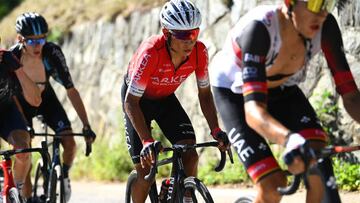 ALPE D'HUEZ, FRANCE - JULY 14: Nairo Alexander Quintana Rojas of Colombia and Team Arkéa - Samsic competes during the 109th Tour de France 2022, Stage 12 a 165,1km stage from Briançon to L'Alpe d'Huez 1471m / #TDF2022 / #WorldTour / on July 14, 2022 in Alpe d'Huez, France. (Photo by Tim de Waele/Getty Images)