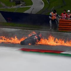 Pedrosa se asustó con la caída y KTM le ofreció parar