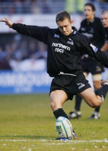 08/1/05. Jonny Wilkinson en su etapa con los Newcastle Falcons.