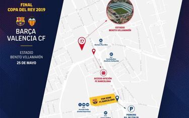 ¿Dónde estará la Fan Zone del Barcelona para la final de Copa?