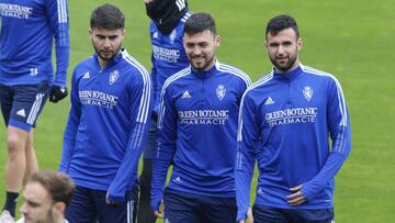 23/03/22 Entrenamiento Real Zaragoza toquero bendet luengo