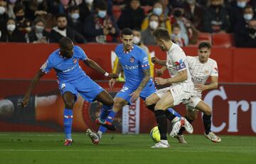 Kondogbia, Mario Hermoso y Rakitic.