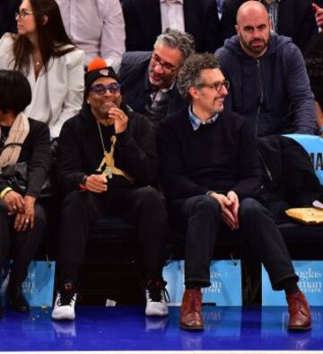 Spike Lee y John Turturro en el Madison Square Garden.