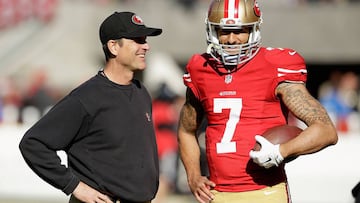 Jim Harbaugh dice que Colin Kaepernick es un ganador