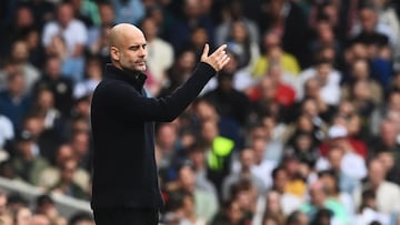 Pep Guardiola is waiting to find out whether the Belgian midfielder will be able to take part in Tuesday’s evening session after sitting out the weekend win at Fulham.