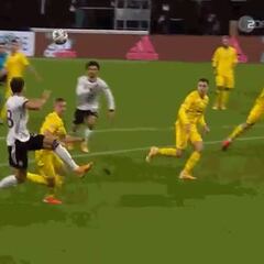 Goretzka, en el Alemania-Ucrania, tras ver lo de Messi: y encima la suya acabó en gol