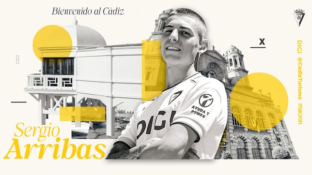 El Cádiz sorprende y hace oficial el fichaje de Sergio Arribas