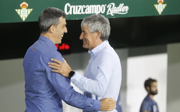 Juan Ramón López Muñiz y Quique Setién.