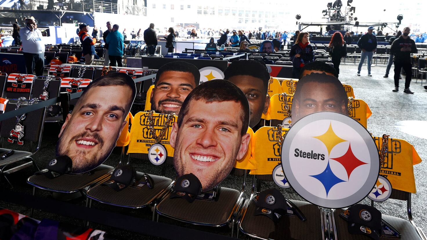 Who are the players chosen by the Pittsburgh Steelers in the 2024 NFL