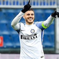 Mauro Icardi se exhibe ante el Sampdoria: ¡4 goles!