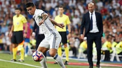 Las razones por las que Zidane quiere que James se quede en el Real Madrid