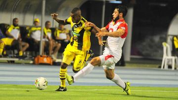 Alianza Petrolera y Santa Fe igualaron 0-0 en la tercera fecha de la Liga &Aacute;guila 2019-I. 