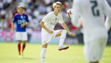 Odegaard, en el partido ante el Valerenga.