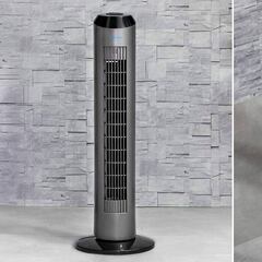 “Es potente y da aire frío”: así es el ventilador de torre con ionizador de corriente limpia