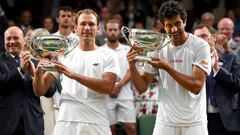 Kubot y Melo, &acute;n&uacute;meros uno del ranking mundial en dobles tras su triunfo del a&ntilde;o pasado en Wimbledon.