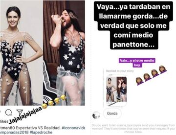 Cristina Pedroche: genial respuesta a un internauta que la llamó "Gorda". Foto: Instagram